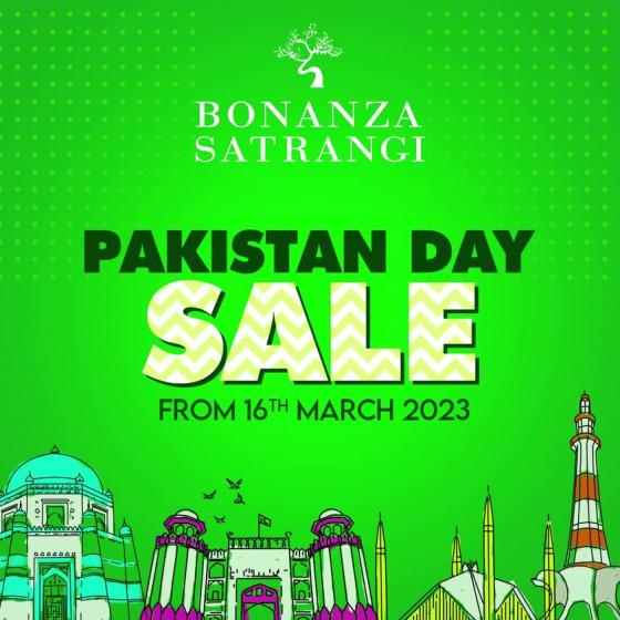Bonanza.Satrangi Pakistan Day Sale! upto 50 OFF, from 16th March 2023